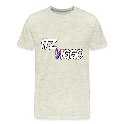 Purple V logo - Men's Premium T-Shirt