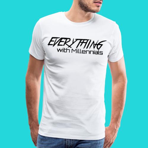 EWM Text Logo // Black - Men's Premium T-Shirt