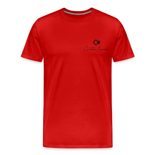 CROATIAN LAVENDER LOGO FULL COLOR RED PANTONE - Men's Premium T-Shirt