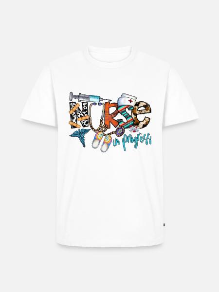 Nurse In Progress - Men's Premium T-Shirt - white