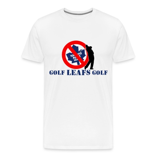 golfleafsgolf lightcoloredshirts - Men's Premium T-Shirt