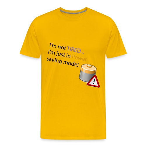 Power Saving Mode - Men's Premium T-Shirt