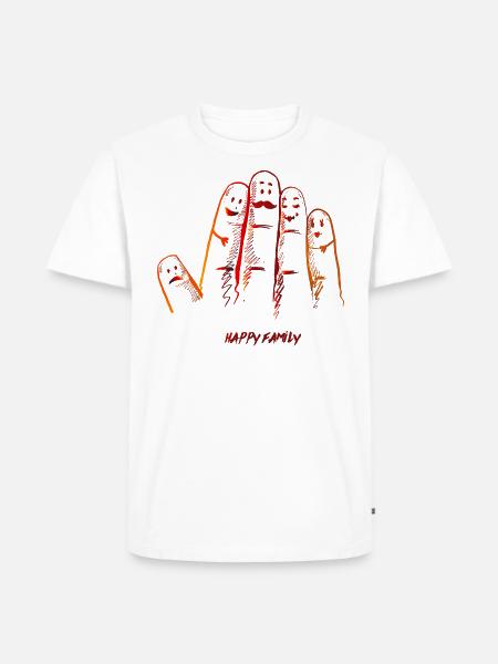 Finger Family - Men's Premium T-Shirt - white