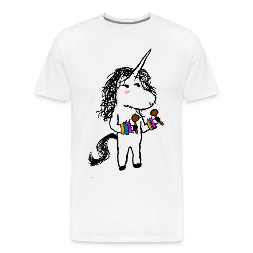 Kaede The unicorn dancing - Men's Premium T-Shirt
