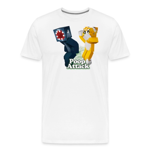 5865646 15890721 poop attack final brigh - Men's Premium T-Shirt