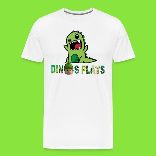 dinos plays - Men's Premium T-Shirt
