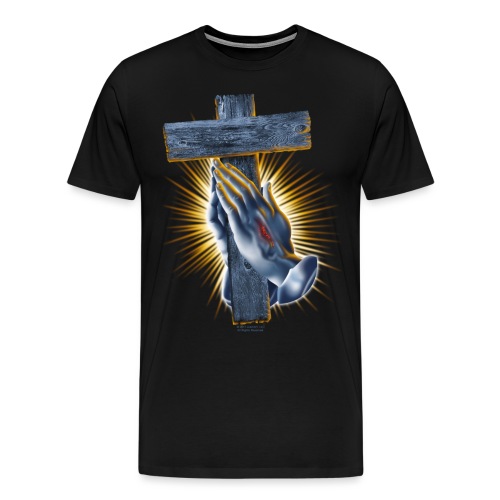 Blessed Hands by RollinLow - Men's Premium T-Shirt