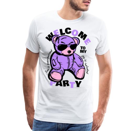 party fun bear - Men's Premium T-Shirt