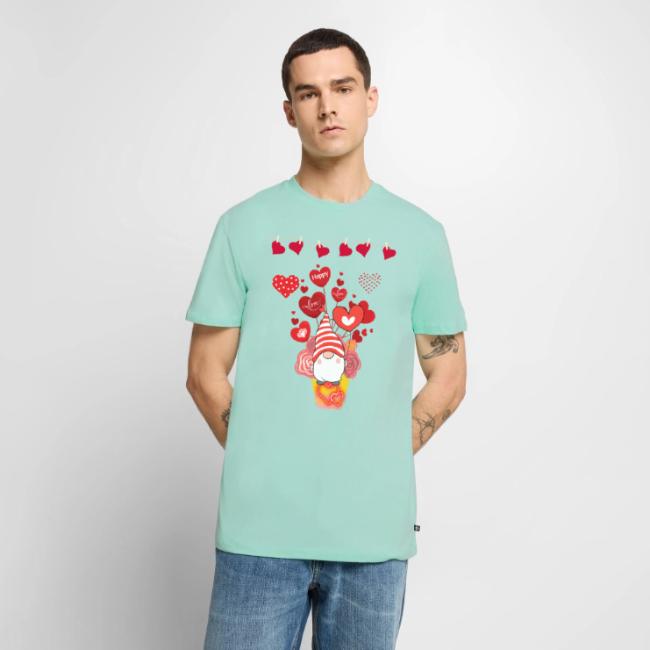 Design wrapped in love hearts, vibrating in love.
