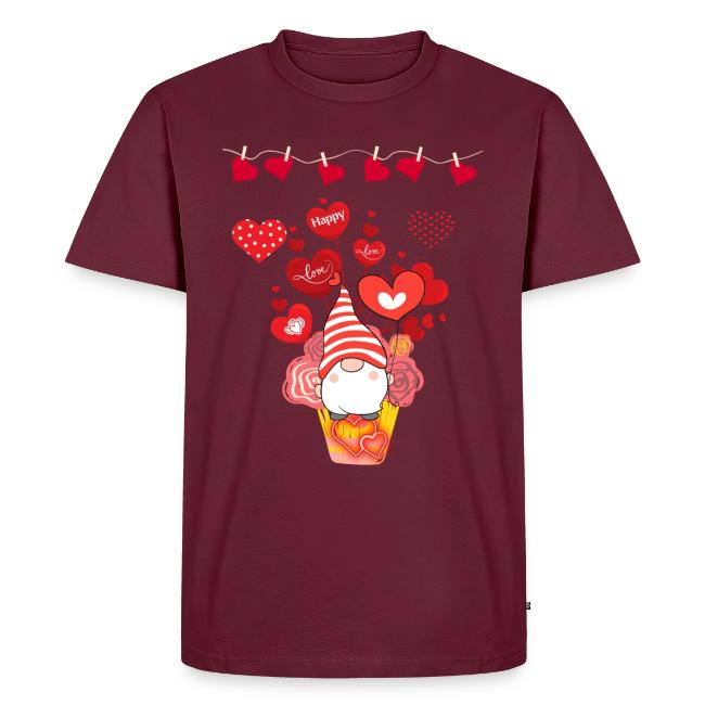 Design wrapped in love hearts, vibrating in love.