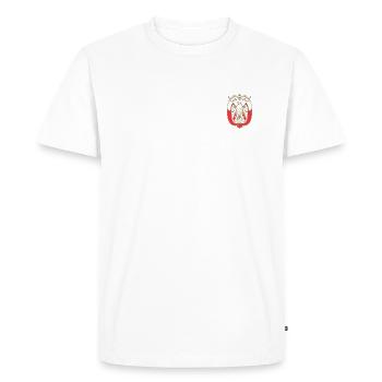 Abu Dhabi Gold LOGO - Men's Premium T-Shirt - white - Front - Nico (187cm)