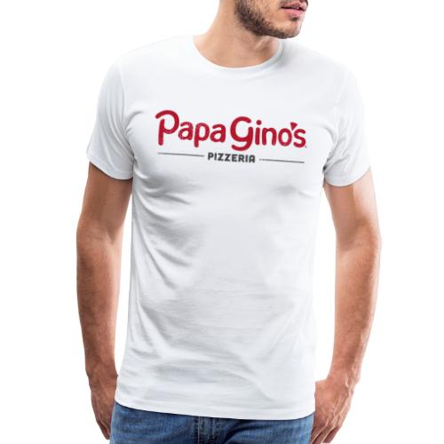 Distressed Papa Gino's Logo - Men's Premium T-Shirt