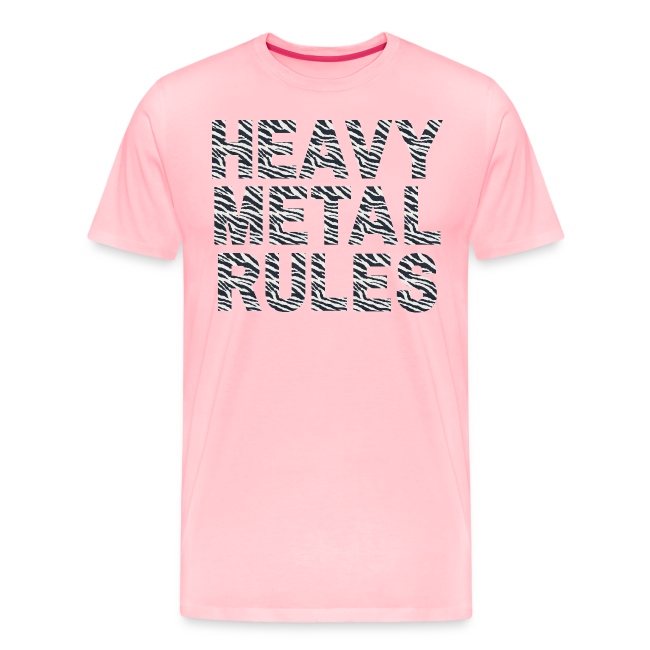 Heavy Metal Rules Zebra Man