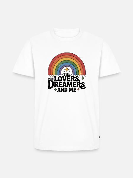 Rainbow Connection - Men's Premium T-Shirt - white
