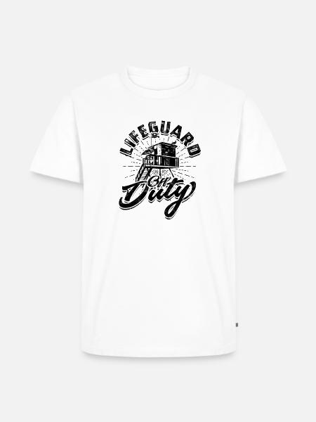Lifeguard off duty - lifeguard - Men's Premium T-Shirt - white