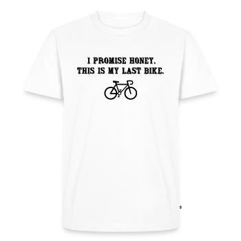 This is my last bike, I promise - Men's Premium T-Shirt - white - Front - Nico (187cm)