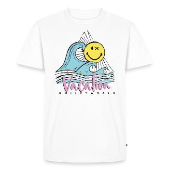 SmileyWorld Toujours En Vacances - T-shirt premium pour hommes - blanc - Devant - Nico (187cm)