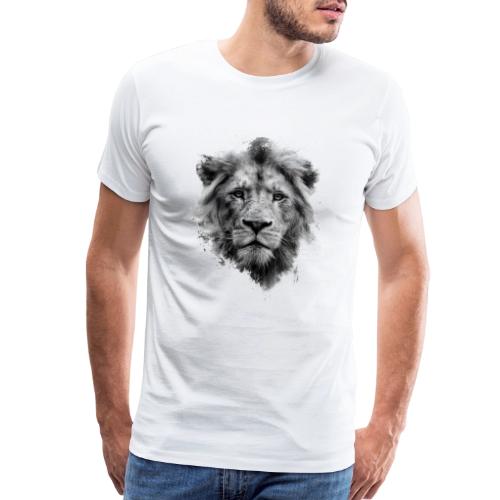 Lion: Monochrome King - Men's Premium T-Shirt