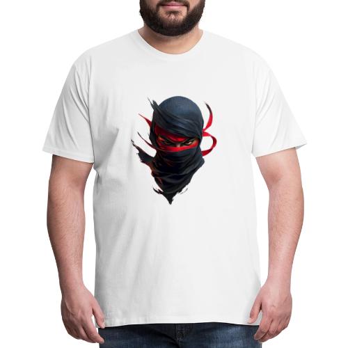 Crimson Stare Ninja - Men's Premium T-Shirt