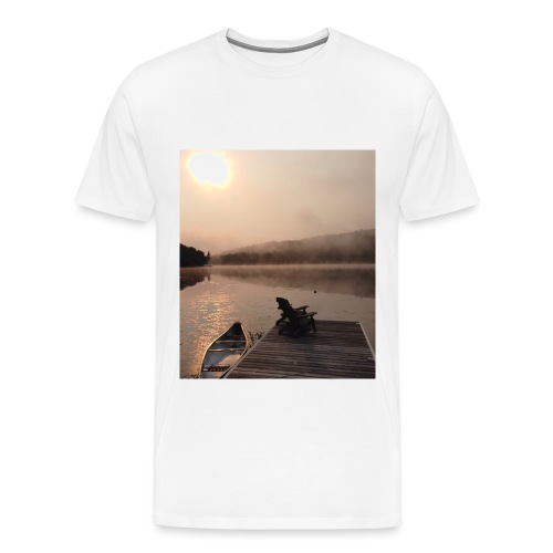 Paint Lake Dock - Men's Premium T-Shirt