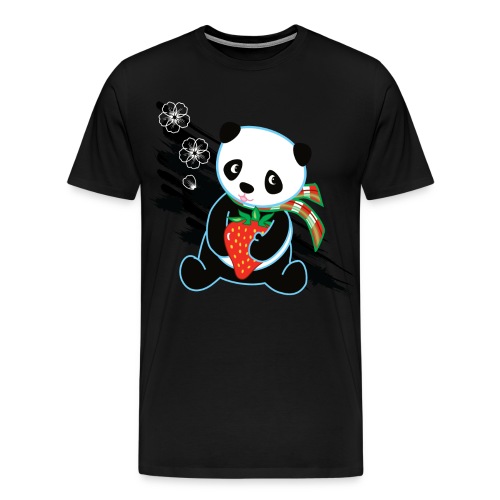 Cute Kawaii Panda T-shirt by Banzai Chicks - Men's Premium T-Shirt