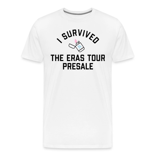 I Survived The Eras Tour Presale (Light) - Men's Premium T-Shirt