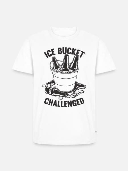 Ice Bucket Challenged - Men's Premium T-Shirt - white