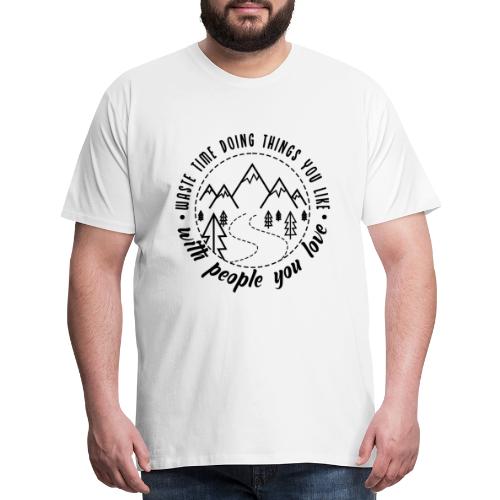 Waste Time - Men's Premium T-Shirt