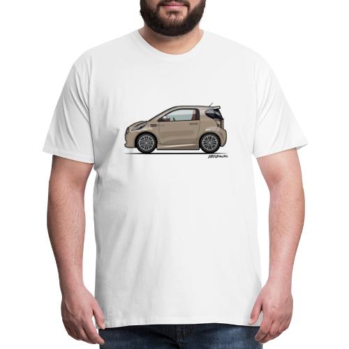 AM Cygnet Blonde Metallic Micro Car - Men's Premium T-Shirt