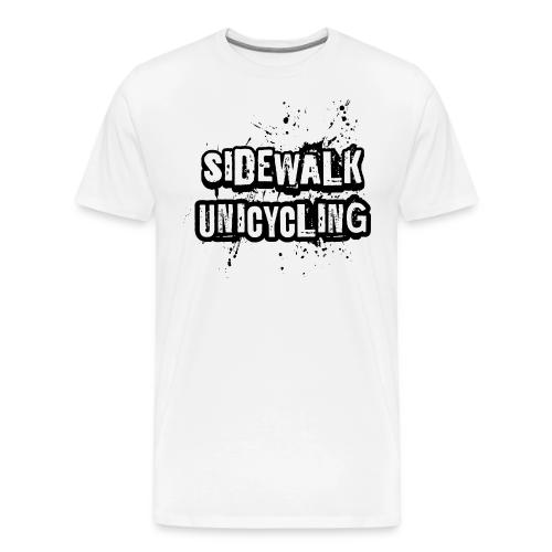 SIDEWALK UNICYCLING - Men's Premium T-Shirt