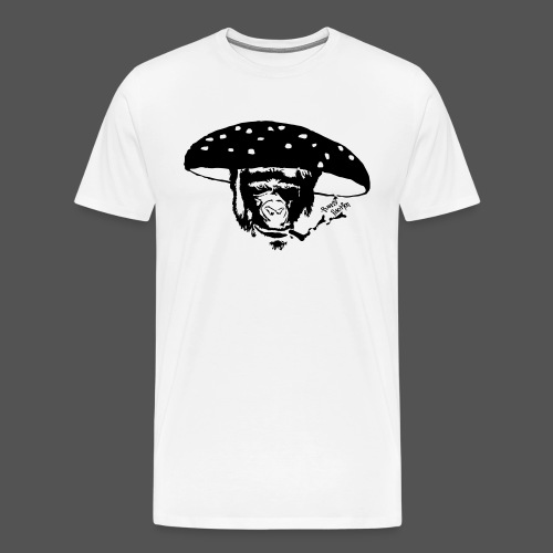 Smokin' Monkey Mushroom - Fungi Faction - Men's Premium T-Shirt