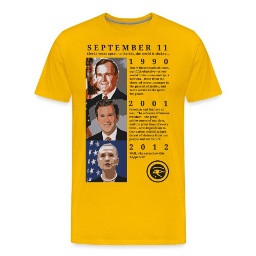 september11quotes png - Men's Premium T-Shirt