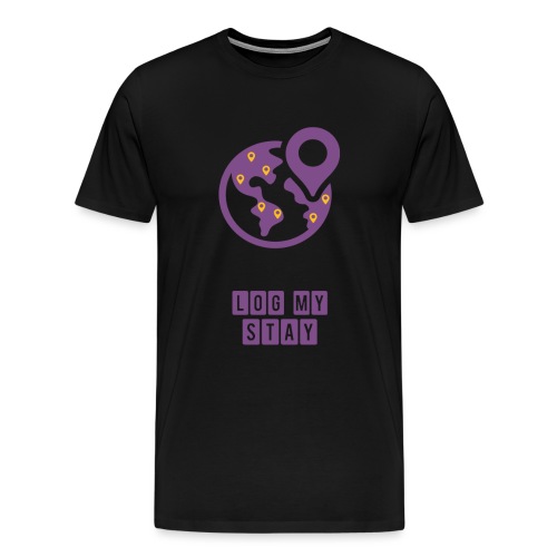 Purple logo - Men's Premium T-Shirt