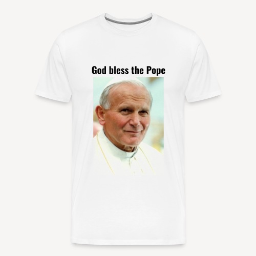GOD BLESS THE POPE - Men's Premium T-Shirt
