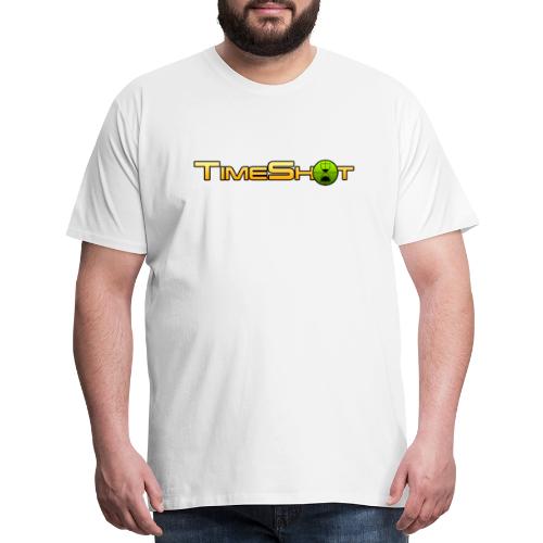 TimeShot Logo Text - Men's Premium T-Shirt