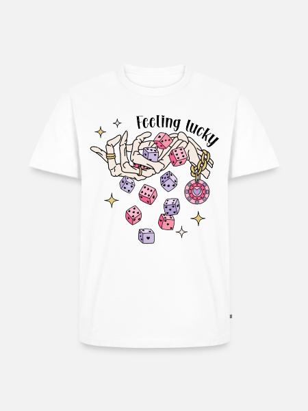 Feeling Lucky - Men's Premium T-Shirt - white