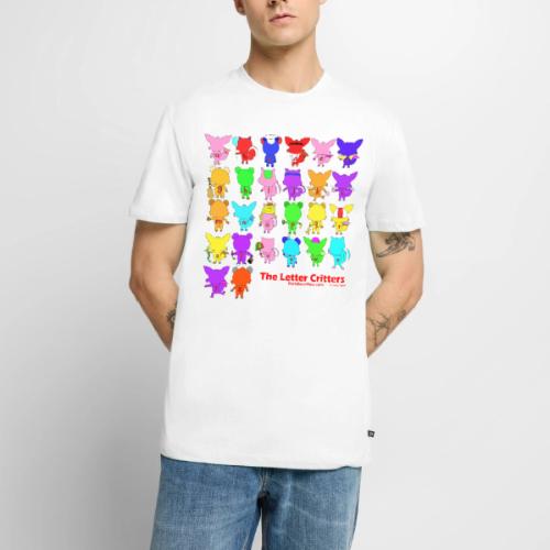 Lowercase Letter Critters - Men's Premium T-Shirt