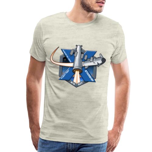 Starship Flight 10 Patch - Men's Premium T-Shirt