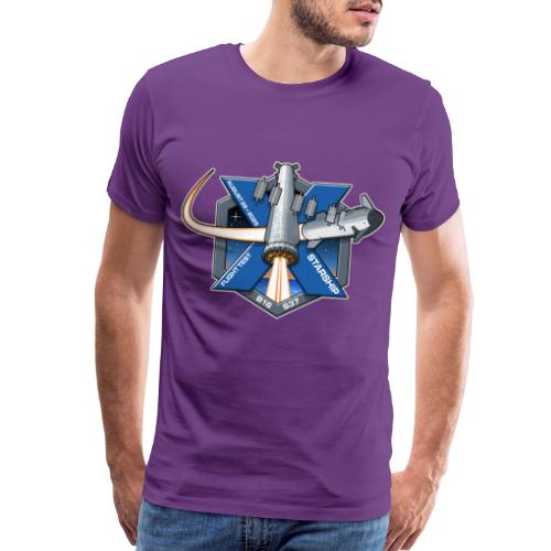Starship Flight 10 Patch - Men's Premium T-Shirt