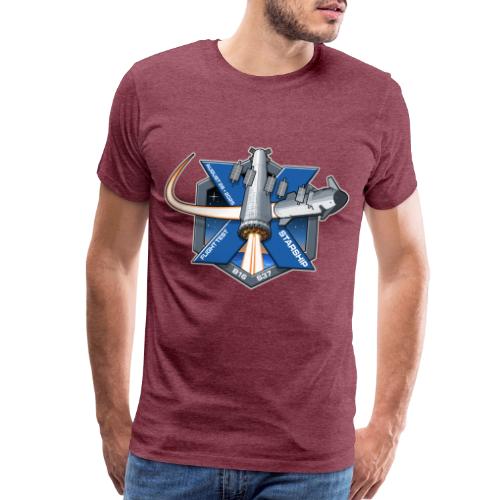 Starship Flight 10 Patch - Men's Premium T-Shirt