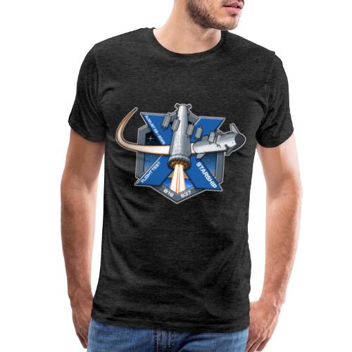 Starship Flight 10 Patch - Men's Premium T-Shirt