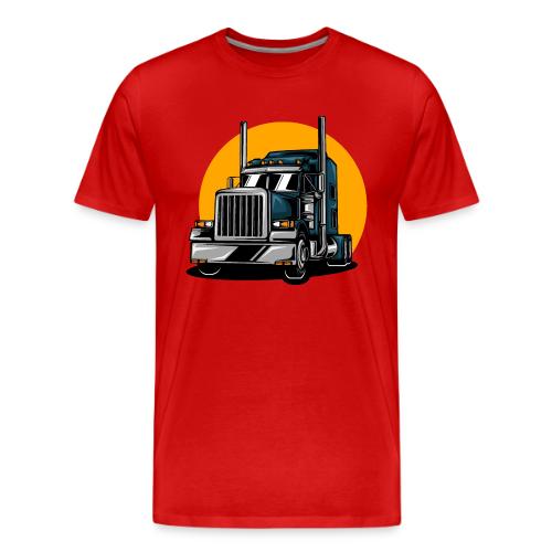 Tractor Trailer - Men's Premium T-Shirt