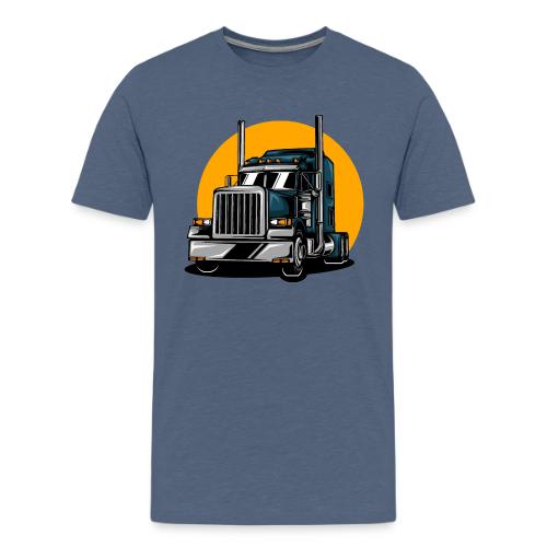 Tractor Trailer - Men's Premium T-Shirt