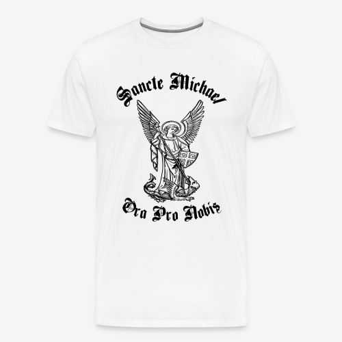 SANCTE MICHAEL ORA PRO NOBIS - Men's Premium T-Shirt