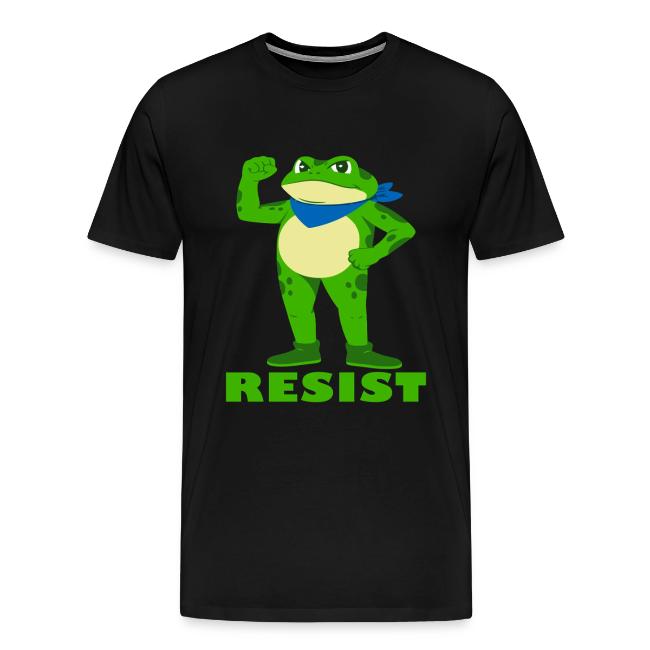 Portland Resist Frog Standing Strong Funny