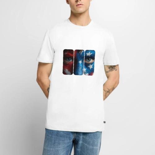 USA: Painted for the Flag - Men's Premium T-Shirt