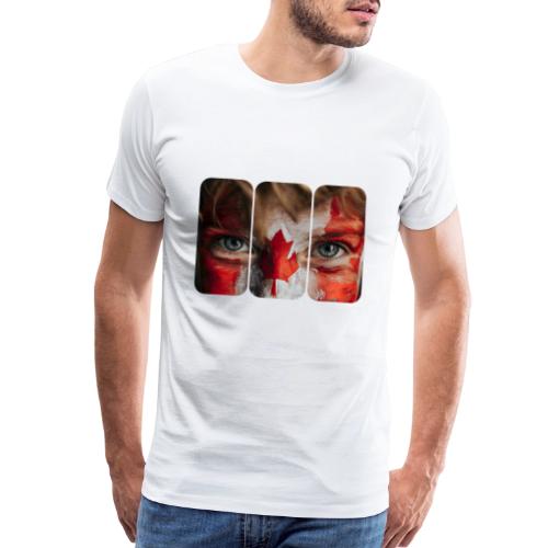 Canada: Maple Leaf Gaze - Men's Premium T-Shirt