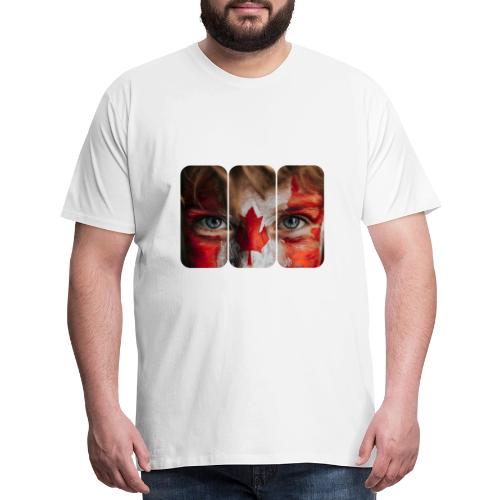 Canada: Maple Leaf Gaze - Men's Premium T-Shirt