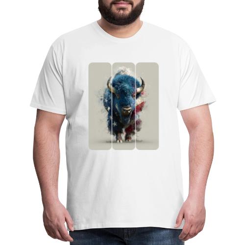 USA: Spirit of the Plains - Men's Premium T-Shirt