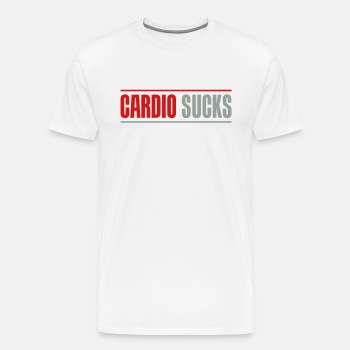 Cardio sucks - Premium T-shirt for men
